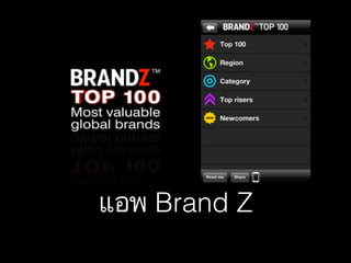 แอพ Brand Z

 
