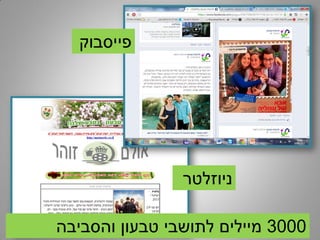 ‫פייסבוק‬

‫ניוזלטר‬
‫0003 מיילים לתושבי טבעון והסביבה‬

 