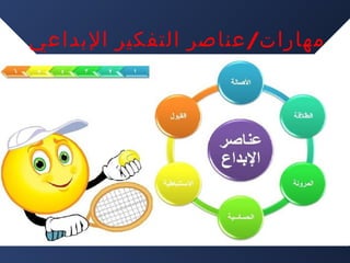 ‫مهارات/ عناصر التفكير البداعي‬

 