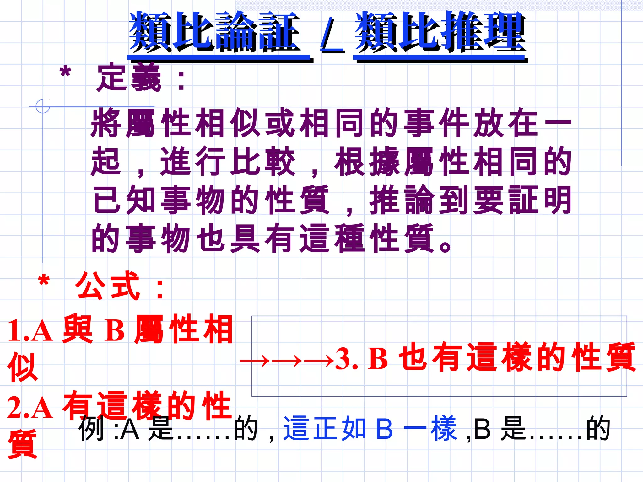 中三擴充單元類比論証| PPT