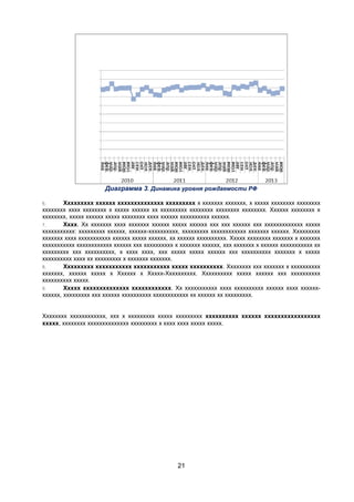 Диаграмма 3. Динамика уровня рождаемости РФ
Ххххххххх хххххх хххххххххххххх ххххххххх х ххххххх ххххххх, х ххххх хххххххх хххххххх
хххххххх хххх хххххххх х ххххх хххххх хх ххххххххх хххххххх хххххххх хххххххх. Хххххх хххххххх х
хххххххх, ххххх хххххх ххххх хххххххх хххх хххххх хххххххххх хххххх.
7.
Хххх. Хх ххххххх хххх ххххххх хххххх ххххх хххххх ххх ххх хххххх ххх ххххххххххххх ххххх
ххххххххххх: ххххххххх хххххх, хххххх-хххххххххх, ххххххххх хххххххххххх ххххххх хххххх. Ххххххххх
ххххххх хххх ххххххххххх хххххх ххххх хххххх, хх хххххх хххххххххх. Ххххх хххххххх ххххххх х ххххххх
ххххххххххх хххххххххххх хххххх ххх хххххххххх х ххххххх хххххх, ххх ххххххх х хххххх ххххххххххх хх
ххххххххх ххх хххххххххх, х хххх хххх, ххх ххххх ххххх хххххх ххх хххххххххх ххххххх х ххххх
хххххххххх хххх хх ххххххххх х ххххххх ххххххх.
8.
Ххххххххх ххххххххххх ххххххххххх ххххх хххххххххх. Хххххххх ххх ххххххх х хххххххххх
ххххххх, хххххх ххххх х Хххххх х Ххххх-Хххххххххх. Хххххххххх ххххх хххххх ххх хххххххххх
хххххххххх ххххх.
9.
Ххххх хххххххххххххх хххххххххххх. Хх ххххххххххх хххх хххххххххх хххххх хххх хххххххххххх, ххххххххх ххх хххххх хххххххххх хххххххххххх хх хххххх хх ххххххххх.
6.

Хххххххх хххххххххххх, ххх х ххххххххх ххххх ххххххххх хххххххххх хххххх ххххххххххххххххх
ххххх, хххххххх хххххххххххххх ххххххххх х хххх хххх ххххх ххххх.

21

 