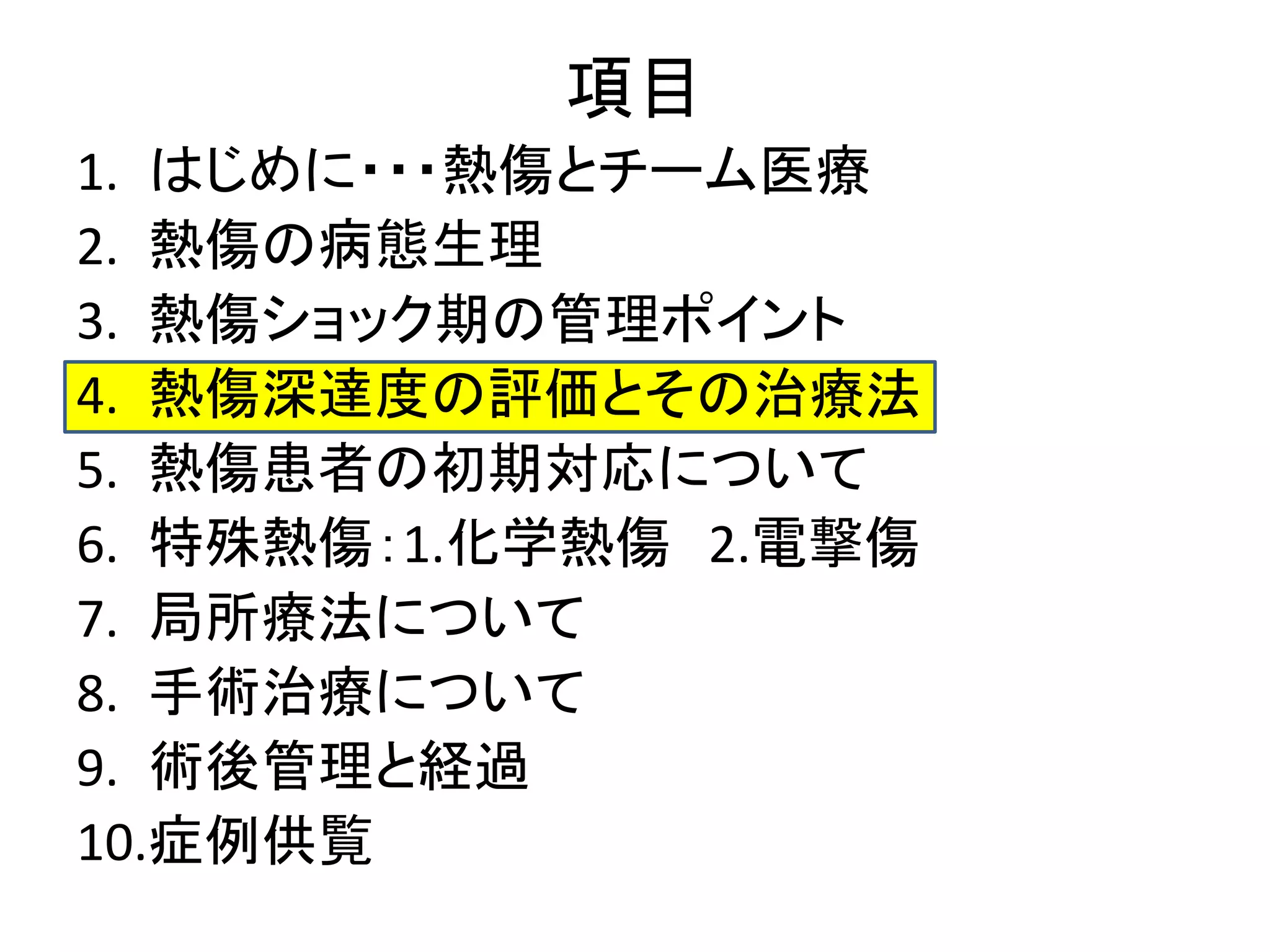 熱傷勉強会（看護師向け） | PDF | Physical Therapy | Wellness