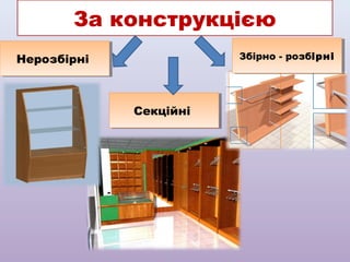 За конструкцією
Збірно -- розбірні
Збірно розбірні

Нерозбірні
Нерозбірні

Секційні
Секційні

 