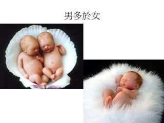 男多於女
 