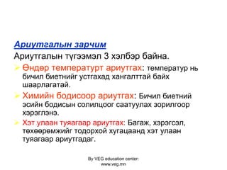 хоолны газрын ариун цэвэр | PPT
