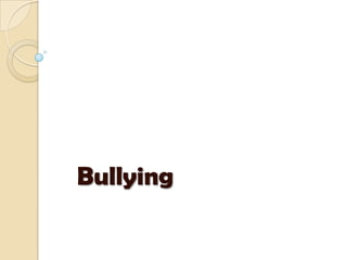 ΕΚΦΟΒΙΣΜΟΣ
&
ΕΝΔΟΣΧΟΛΙΚΗ ΒΙΑ
Bullying
 