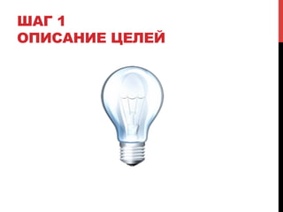 ШАГ 1 
ОПИСАНИЕ ЦЕЛЕЙ 
 