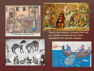 Σθελέο από ψάξεκα, εθηξνθή δώωλ θαη
κηα ππαίζξηα αγνξά από ηελ νπνία
πξνκεζεύνληαλ θξέζθα ηξόθηκα.
 