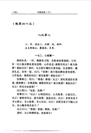 原始佛教基本典籍 中阿含经