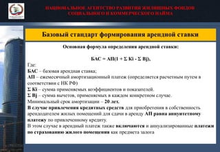 НАЦИОНАЛЬНОЕ АГЕНТСТВО РАЗВИТИЯ ЖИЛИЩНЫХ ФОНДОВ
СОЦИАЛЬНОГО И КОММЕРЧЕСКОГО НАЙМА
 