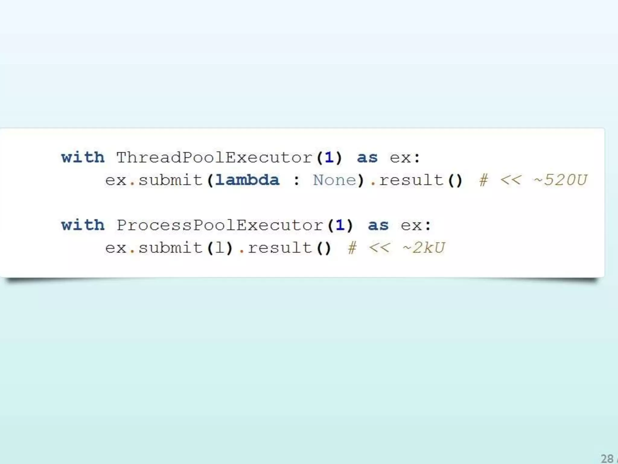 Обзор способов написания конкурентных программ в питоне 
