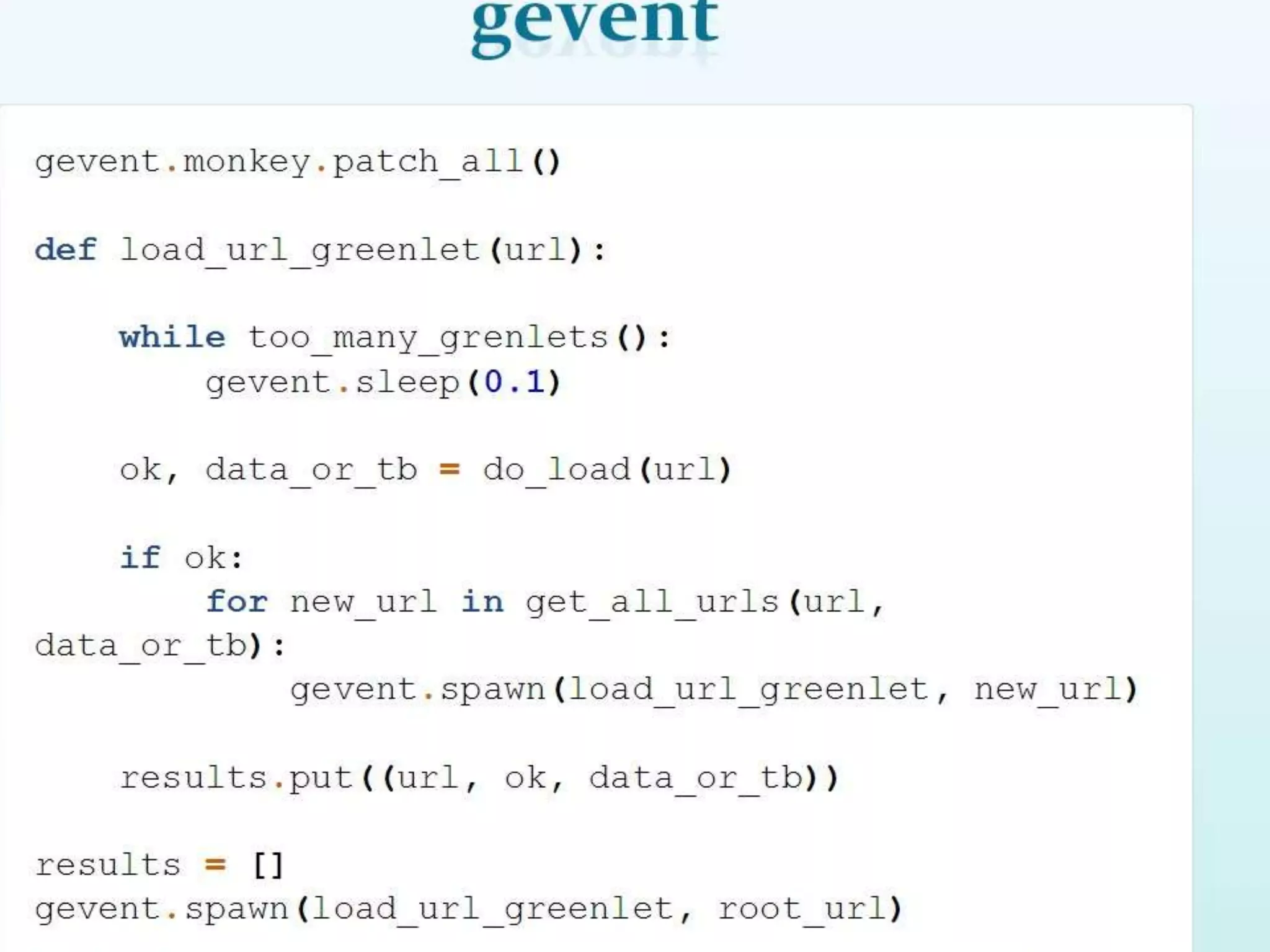 Обзор способов написания конкурентных программ в питоне 