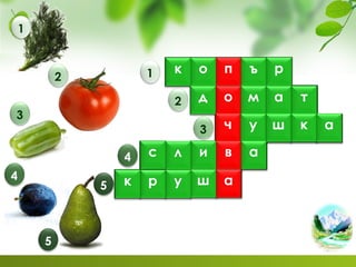 1
1
2
2
3
3
4
5
5
4
п ъок р
од м а т
ч у ш к а
в аилс
ашурк
 