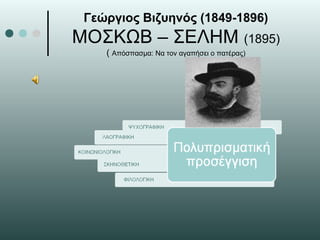 Γεώργιος Βιζυηνός (1849-1896)
ΜΟΣΚΩΒ – ΣΕΛΗΜ (1895)
( Απόσπασμα: Να τον αγαπήσει ο πατέρας)
 