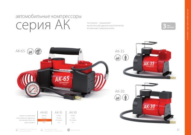 Автомобильный компрессор ак 35