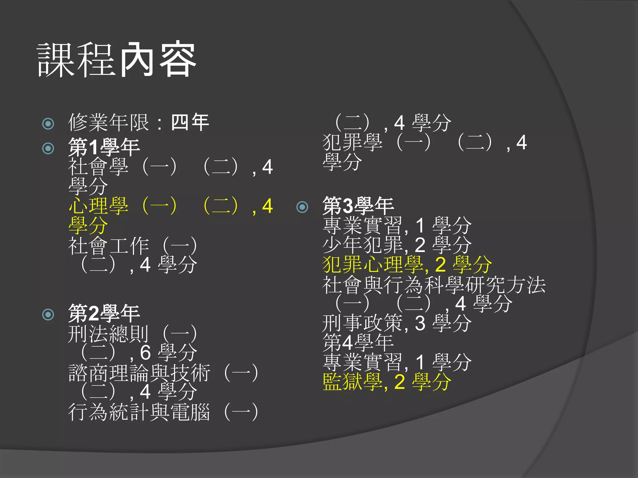 心理學系所簡介(生涯規劃課) | PPTX