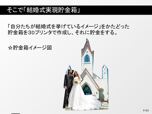 結婚実現貯金箱