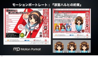 モーションポートレート : 『涼宮ハルヒの約束』
４つ
 
