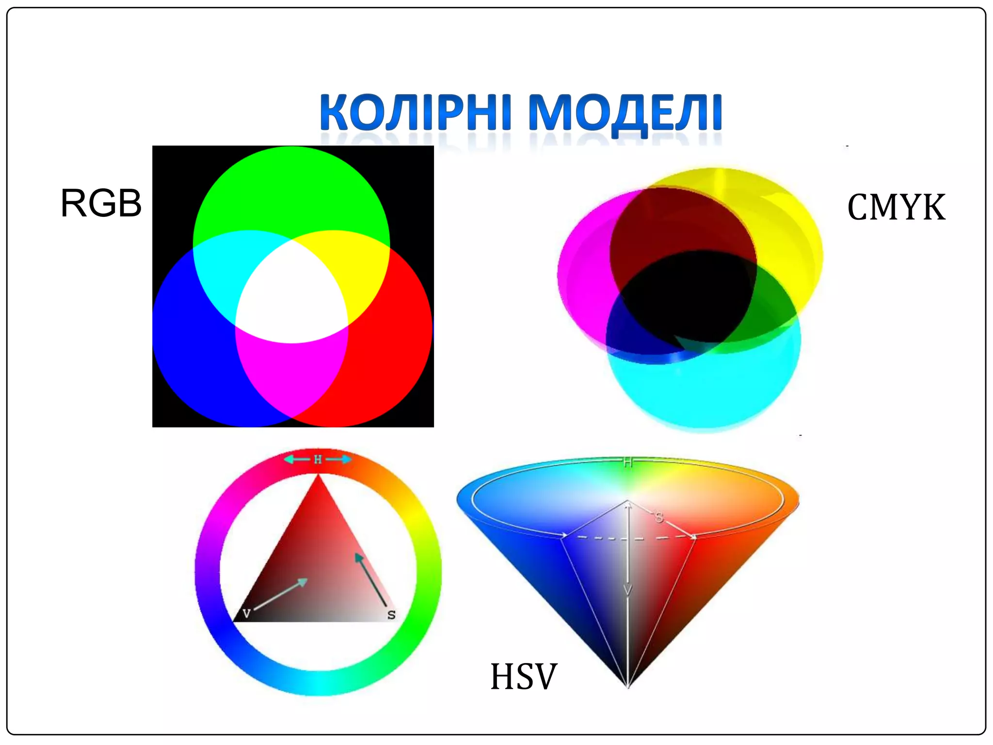 RGB CMYK
HSV
 