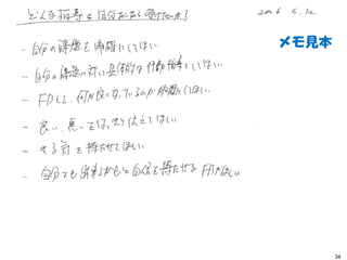 34
メモ見本
 