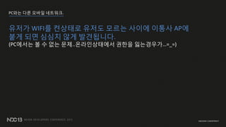 PC?? ?? ??? ????.
??? WIFI? ???? ??? ??? ??? ??? AP?
?? ?? ??? ?? ?????.
(PC??? ? ? ?? ??..??????? ??? ?????=_=)
 