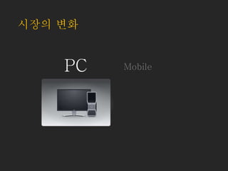 PC Mobile
시장의 변화
 