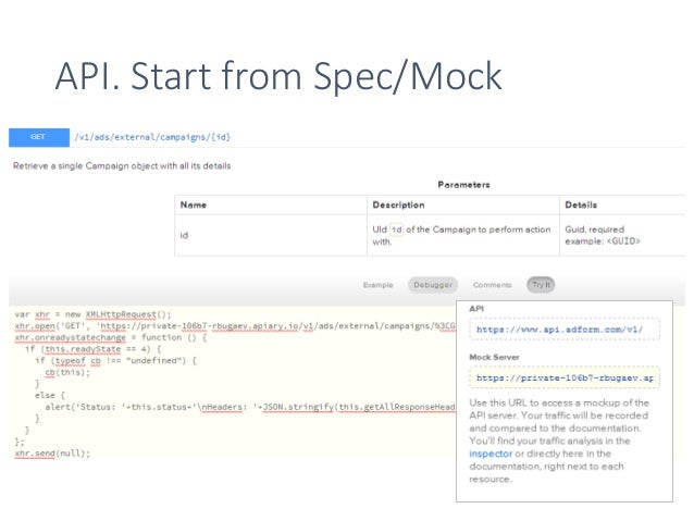 API first approach for frontend developers