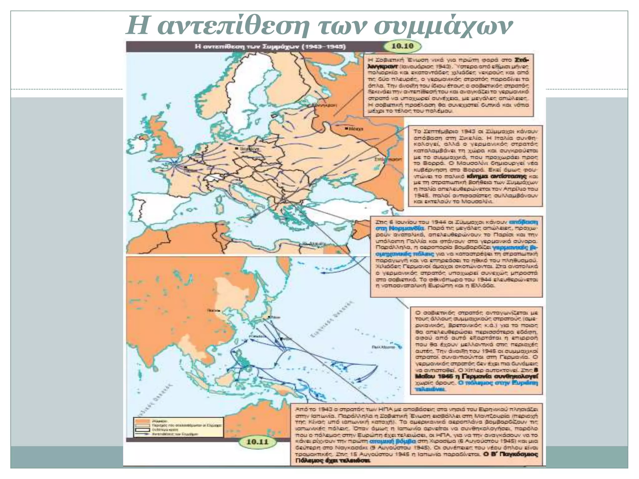 Η αντεπίθεση των συμμάχων
 