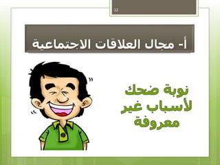 ‫أ‬-‫مجالًالعالقاتًاالجتماعية‬
12
 