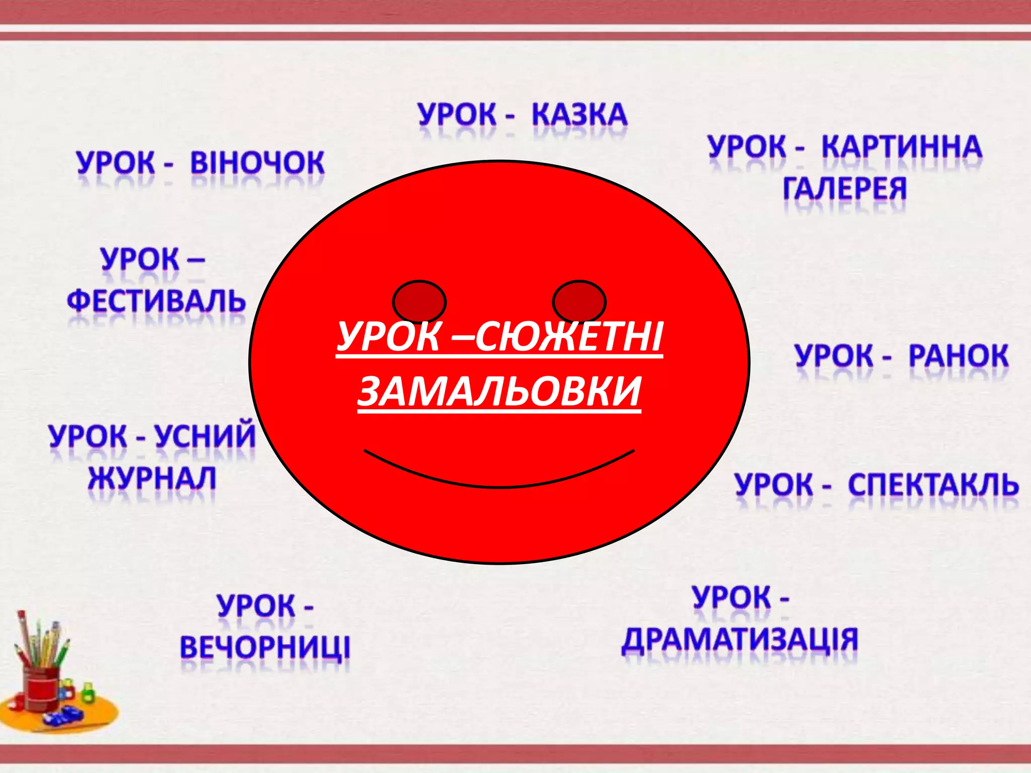 УРОК –СЮЖЕТНІ
ЗАМАЛЬОВКИ
 