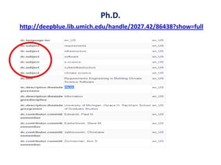Ph.D.
http://deepblue.lib.umich.edu/handle/2027.42/86438?show=full
 