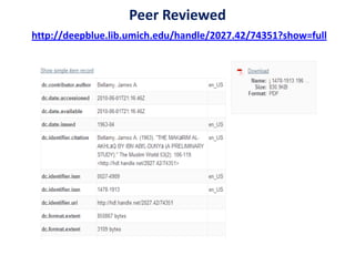 Peer Reviewed
http://deepblue.lib.umich.edu/handle/2027.42/74351?show=full
 