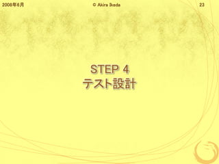 STEP 4
ƥOӋ
20086 ? Akira Ikeda 23
 