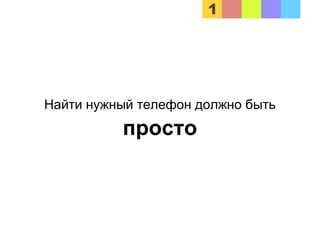 Найти нужный телефон должно быть
просто
 