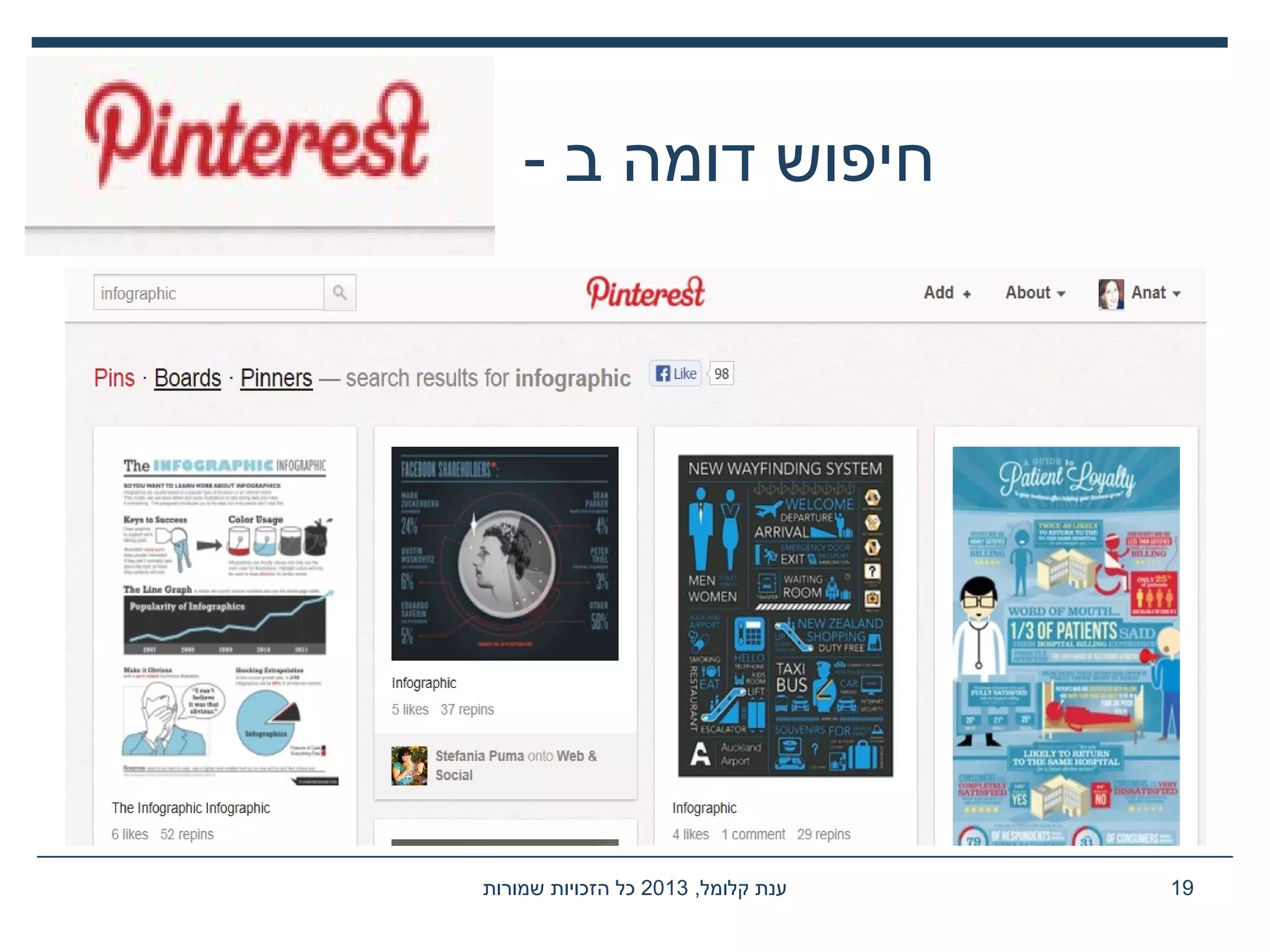 - ‫ב‬ ‫דומה‬ ‫חיפוש‬
,‫קלומל‬ ‫ענת‬2013‫שמורות‬ ‫הזכויות‬ ‫כל‬ 19
 