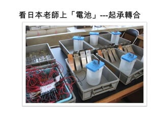 看日本老師上「電池」---起承轉合
 