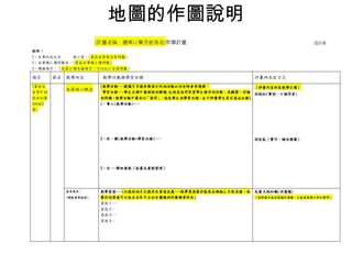 地圖的作圖說明
 