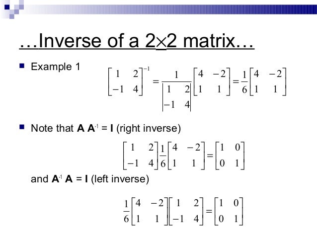 systems of linear equations & matrices