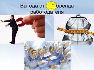 Выгода от бренда
работодателя
 