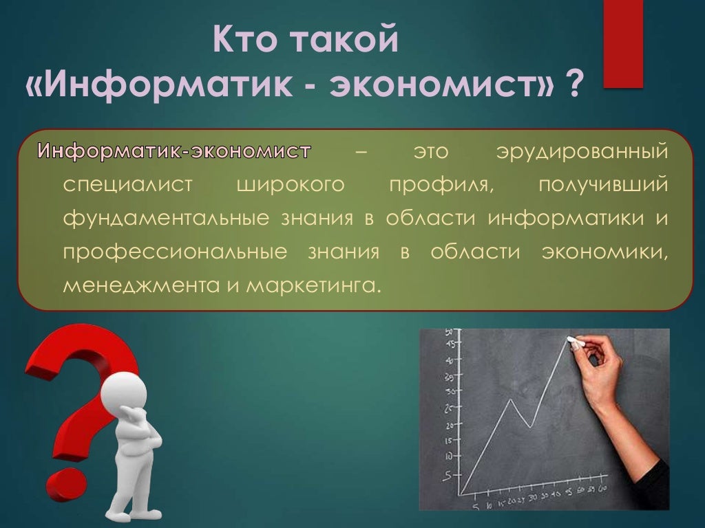 Информатик экономист. Информатик экономист