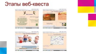 Этапы веб-квеста
 