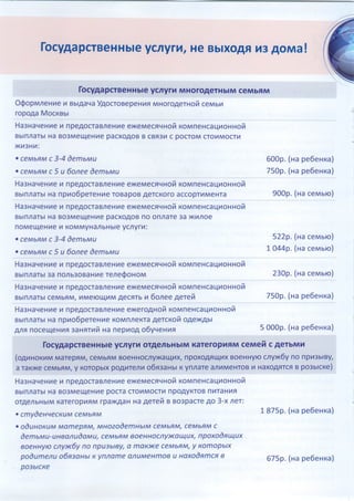 государственные услуги, не выходя из дома