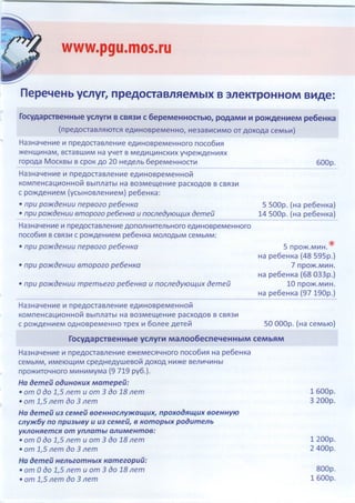 государственные услуги, не выходя из дома