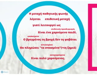 N. Γλώσσα Β΄ γυμνασίου, μορφοσυντακτικά φαινόμενα