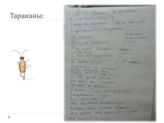 Тараканы:
 
