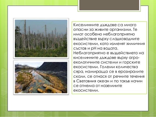 киселинни дъждове