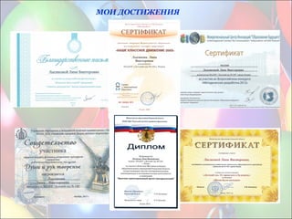 МОИ ДОСТИЖЕНИЯ
 