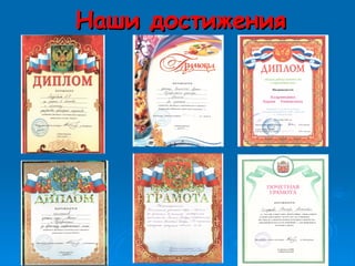 Наши достиженияНаши достижения
 