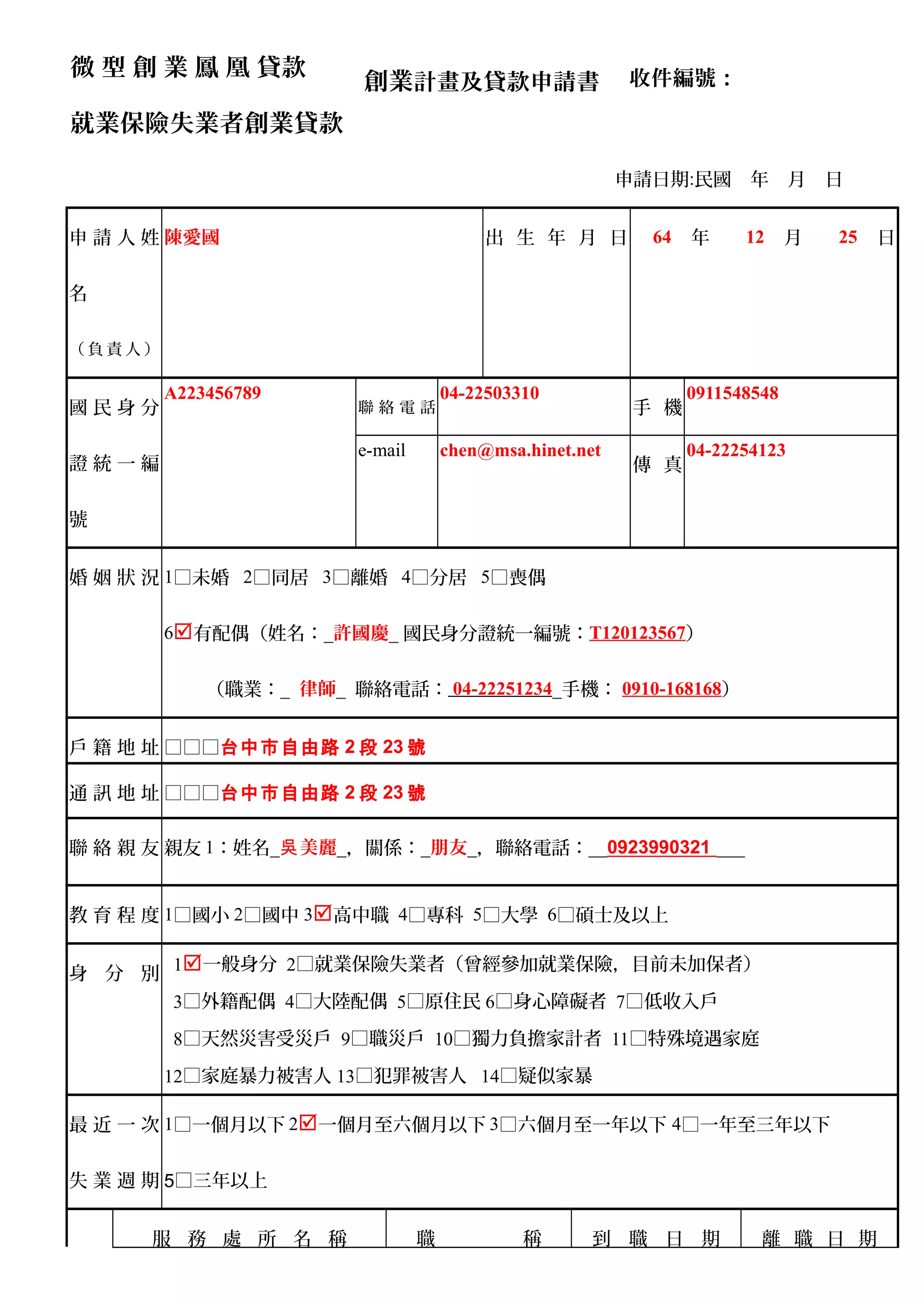創業研習學分班微型計劃書範例-詹翔霖教授| DOC