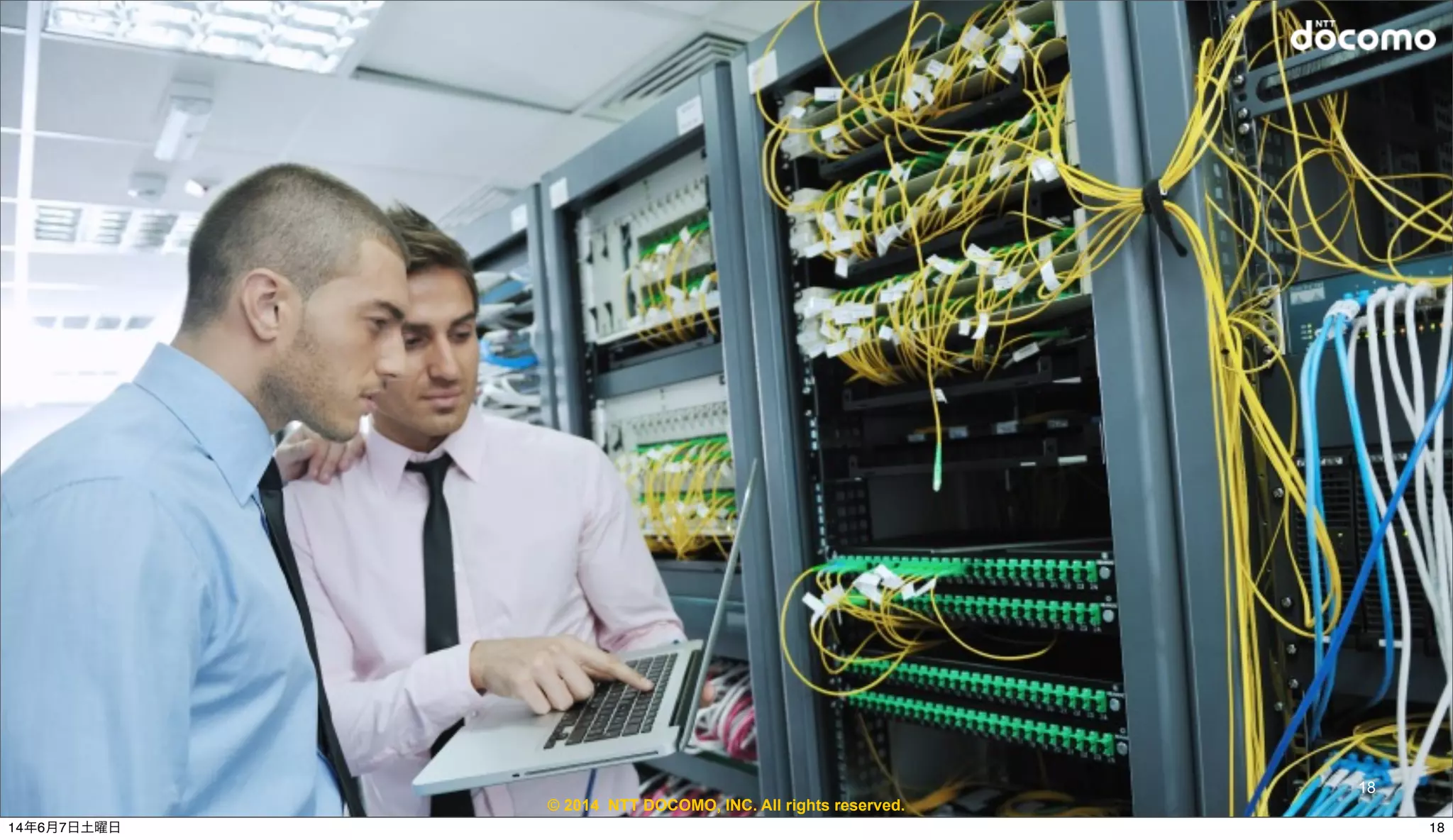 © 2014 NTT DOCOMO, INC. All rights reserved.
18
1814年6月7日土曜日
 